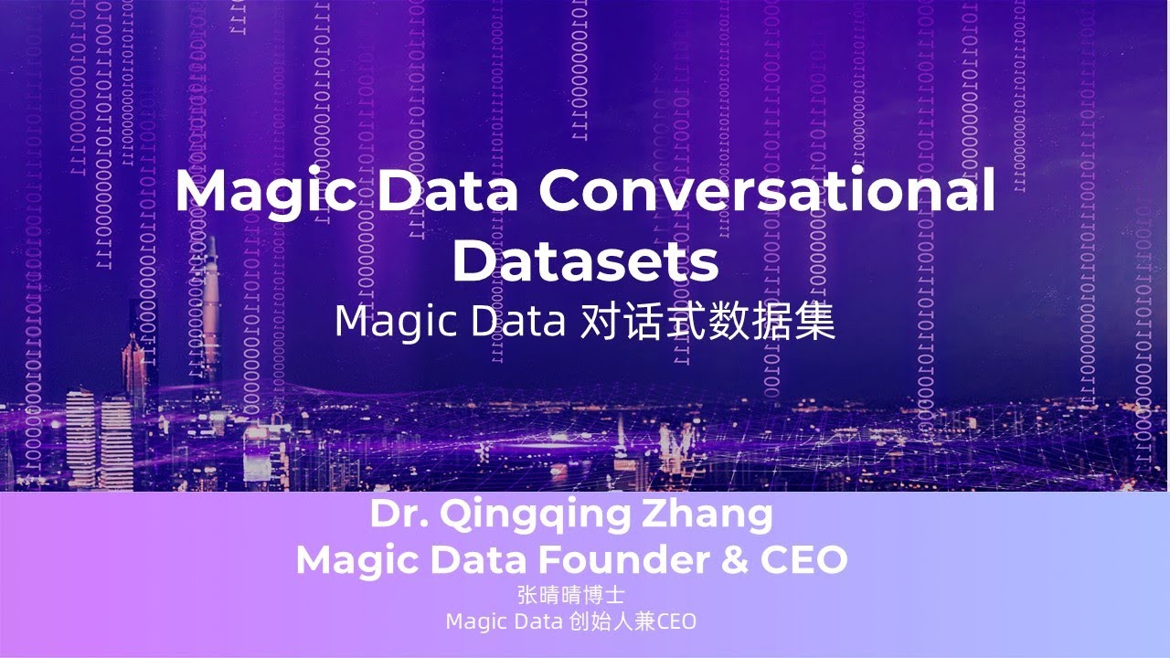 Magic_Data_Tech's tweet card. Magic Data Spontaneous Conversational Datasets, assisting you taking...