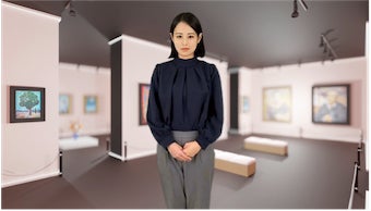 DataGrid__'s tweet card. 株式会社データグリッドのプレスリリース（2022年6月21日 15時00分）メタバース空間のアート展をデジタルヒューマンがご案内、WebXRコマースを運営するpalanとデジタルヒューマンを生成するデータグリッドが協業