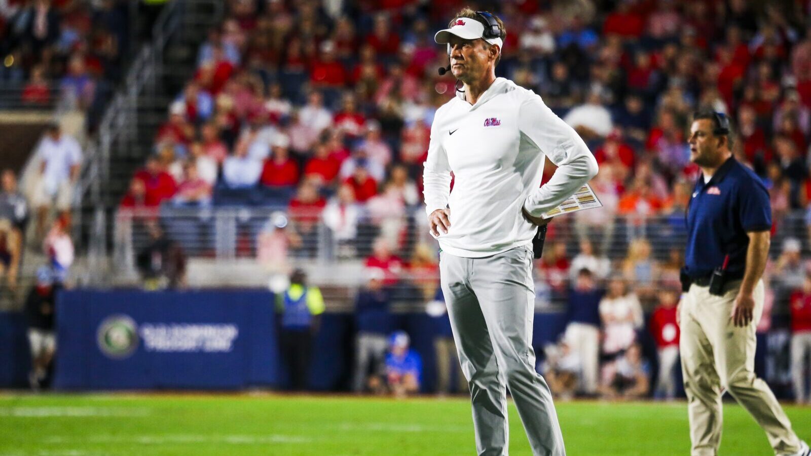 TheRebelWalk's tweet card. Ole Miss Pushes Forward as Kiffin’s Future Remains Unknown