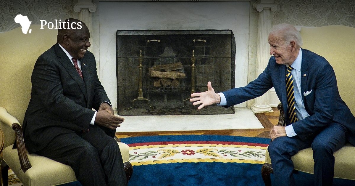 sndwky's tweet card. On a recent trip to the US capital, the South African head of state reiterated his strong opposition to plans to sanction African countries trading with Russia. He believes his calls have been heard....