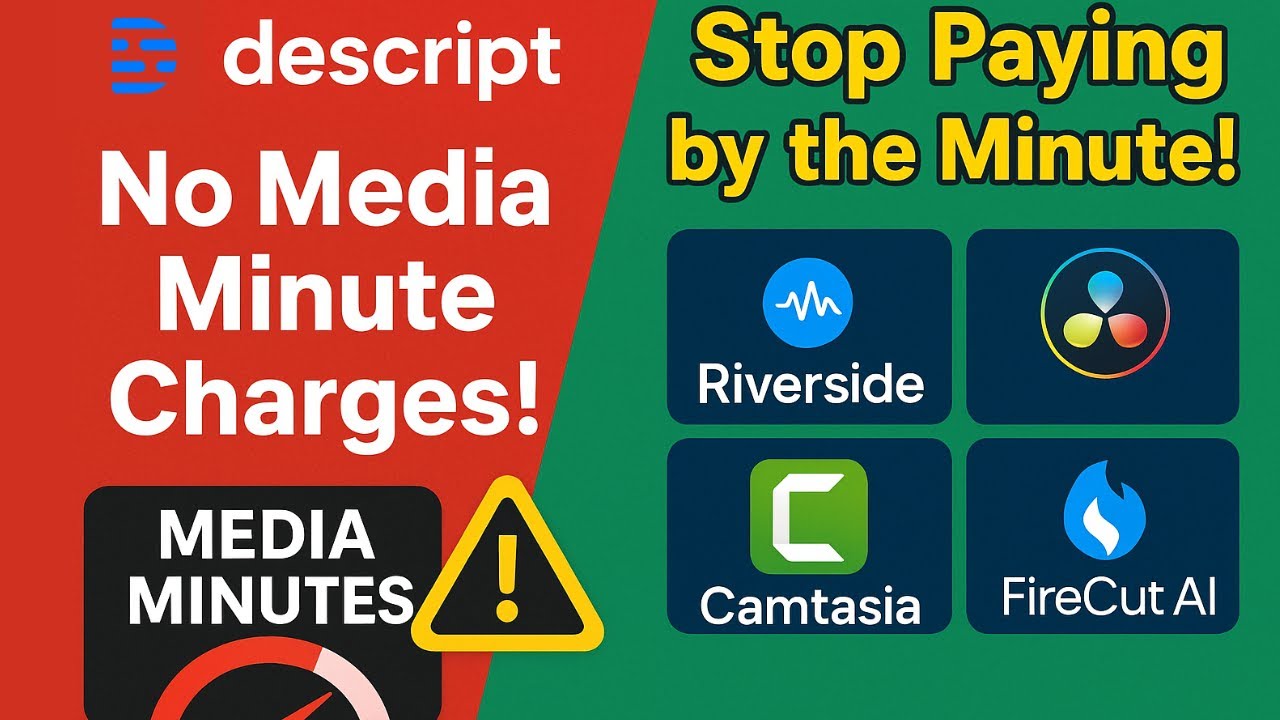 David___Mbugua's tweet card. Best Descript Alternatives Without Media Minute Limits