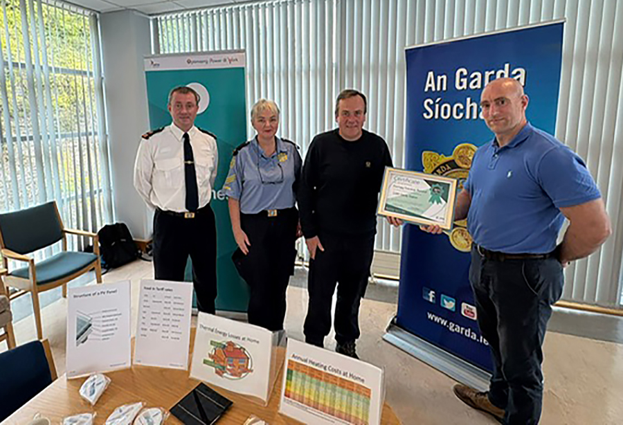CobhEdition's tweet card. From L to R: Superintendent Adrian Gamble, Midleton Garda Station, Sergeant Ciara O'Callaghan, Sergeant In Charge of Cobh Garda Station, Edward Crellin, Executive Office, Cobh Garda Station and...