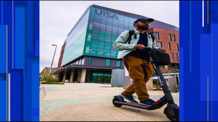 ksatnews's tweet card. ScooterLab, a multi-university research initiative helmed by professors from the University of Texas at San Antonio, is preparing to go wheels down with an additional fleet of electric scooters.