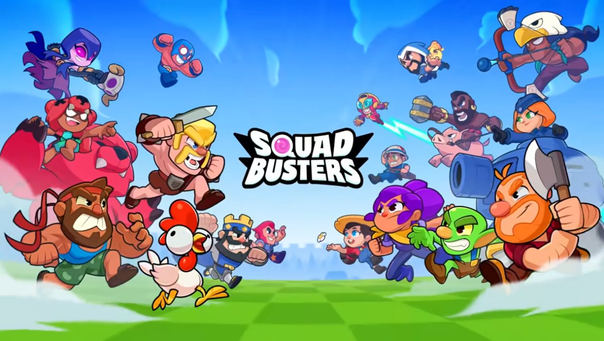 AndroidGuias's tweet card. Descubre Squad Busters, el nuevo juego multijugador de Supercell. Reúne a tus héroes favoritos, fusiónalos y gana recompensas exclusivas.
