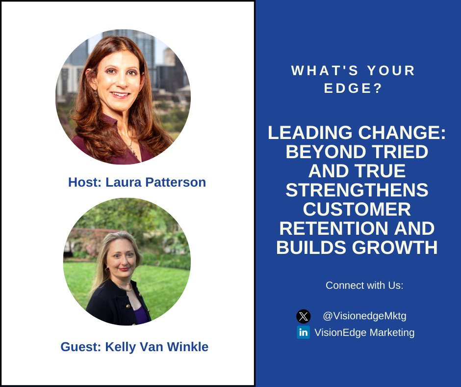 VisionEdgeMktg's tweet card. Hear how effective change management and customer-centric growth strategies achieved customer retention and faster customer acquisition.