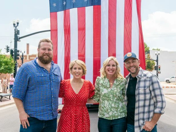 hgtv's tweet card. Erin and Ben Napier, alongside Dave and Jenny Marrs and a bevy of other HGTV stars, transformed the small town of Fort Morgan, Colorado.