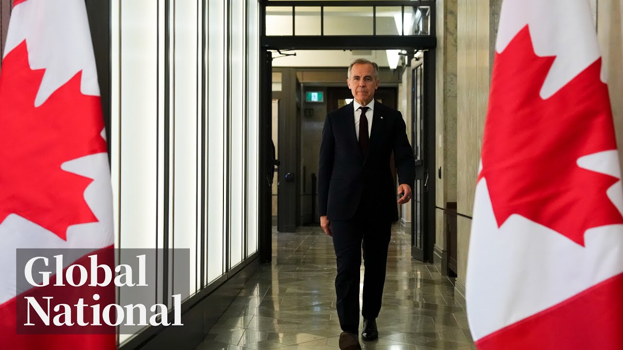 VeganVictory989's tweet card. Global National: June 6, 2025 | Feds move to cut red tape on major...