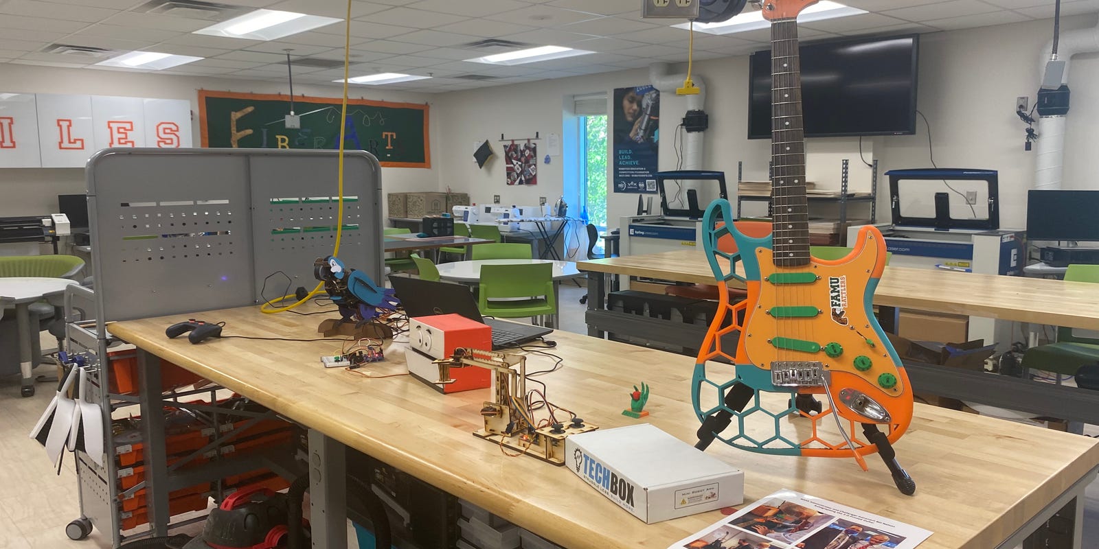 LRobinsonFAMU's tweet card. FAMU President Larry Robinson said the fab lab is going to “ignite the imaginations” of students and the rest of the community.