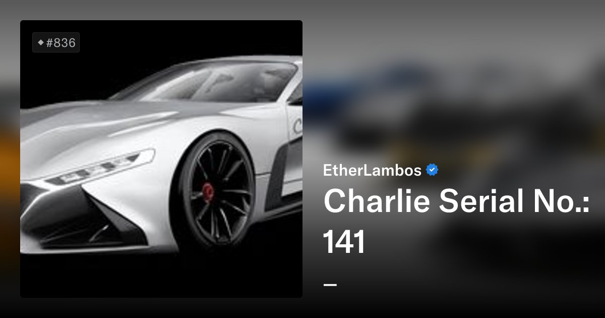 etherlambot's tweet card. Check out your [garage](https://www.etherlambos.io) to tune your EtherLambo to perfection. [Satoshi](https://bit.ly/3pFzw8K) I [Vitalik](https://bit.ly/3y6UnWp) I [T-Rex](https://bit.ly/3lJXAq3) I...