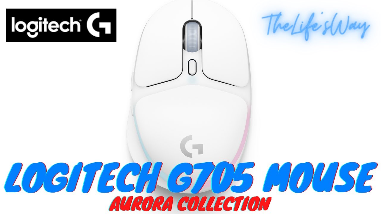 TheLifesWay's tweet card. LogitechG Wireless Gaming Mouse G705 - Aurora Collection