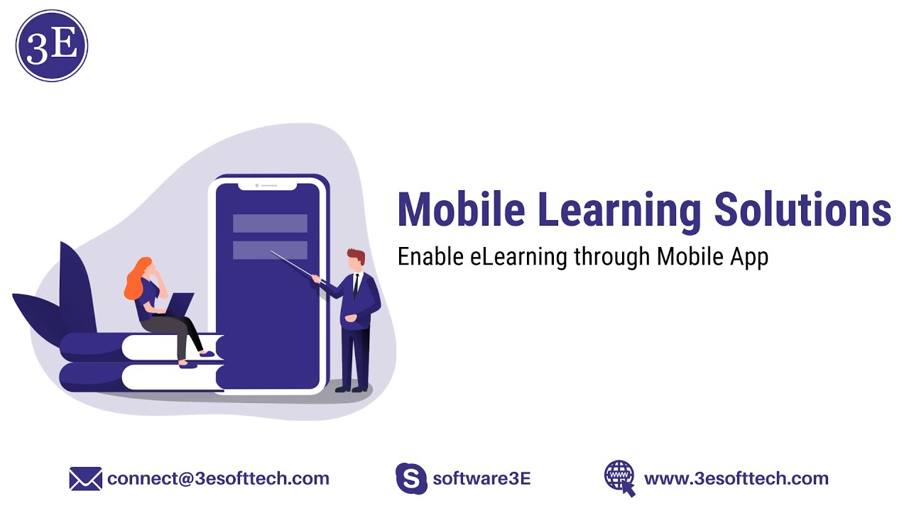 Software3E's tweet card. Mobile Learning Solutions (mLearning) | Enable eLearning through...