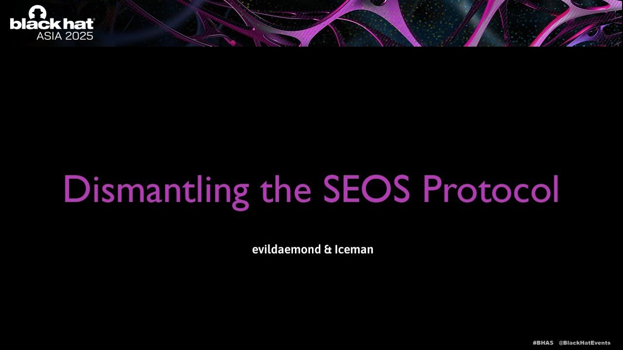 herrmann1001's tweet card. Dismantling the SEOS Protocol