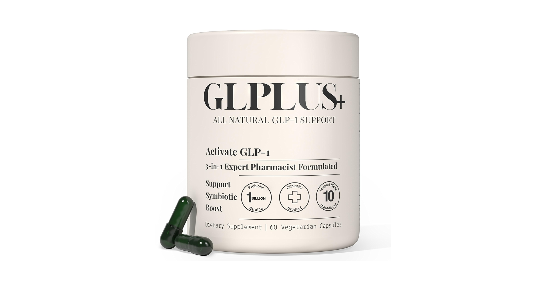 pmhossain's tweet card. GLP-Support | Appetite & Metabolism Support - Formulated to Support GLP1 - Expert Formulated - Take 1 Capsule Before Each Meal for Appetite & Metabolic Support - 60 Servings Probiotic appetite swing...