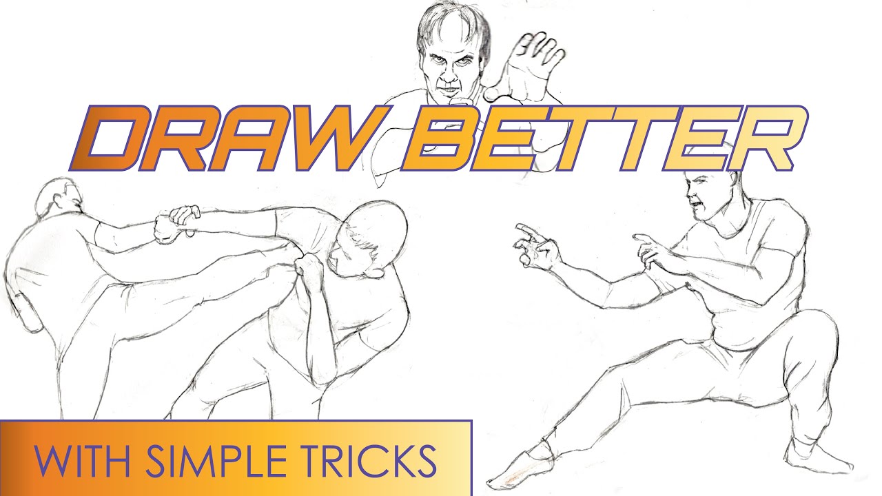 CreatureBuildrs's tweet card. Drawing People Day 12: Draw Faster Using Simple Visual Tricks