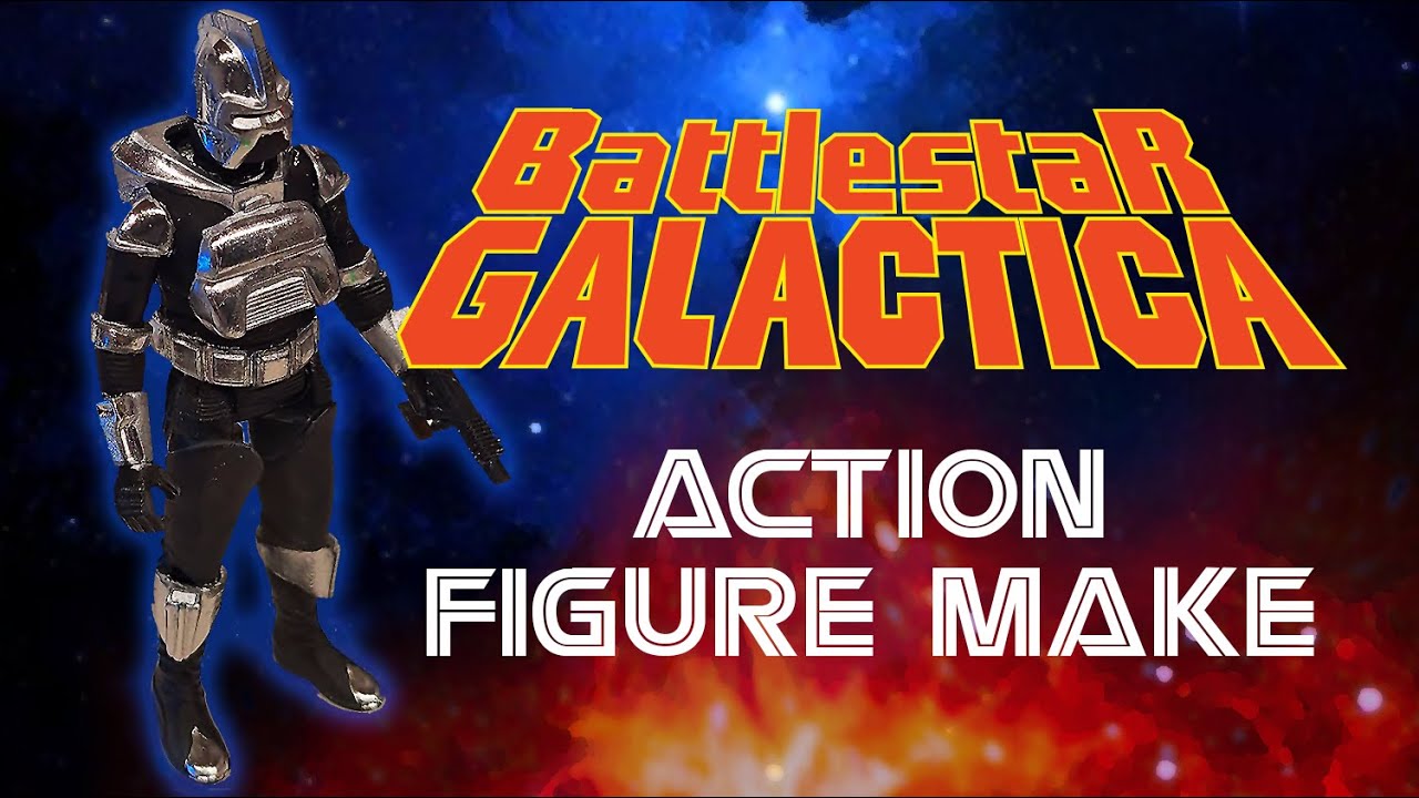 CreatureBuildrs's tweet card. Custom 3D Battlestar Galactica Figures