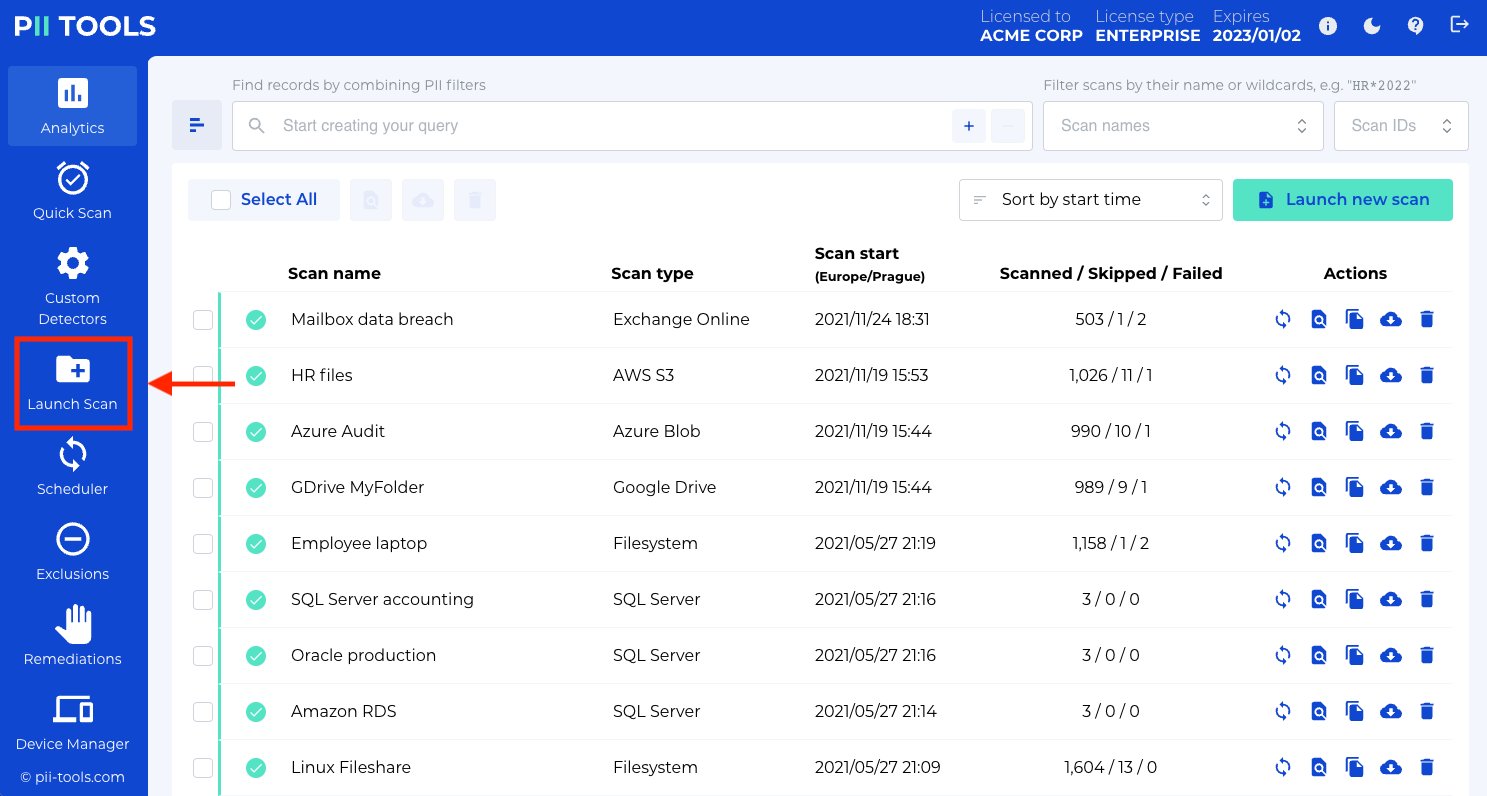PII_tools's tweet card. A step-by-step guide to creating actionable data leak reports with PII Tools.