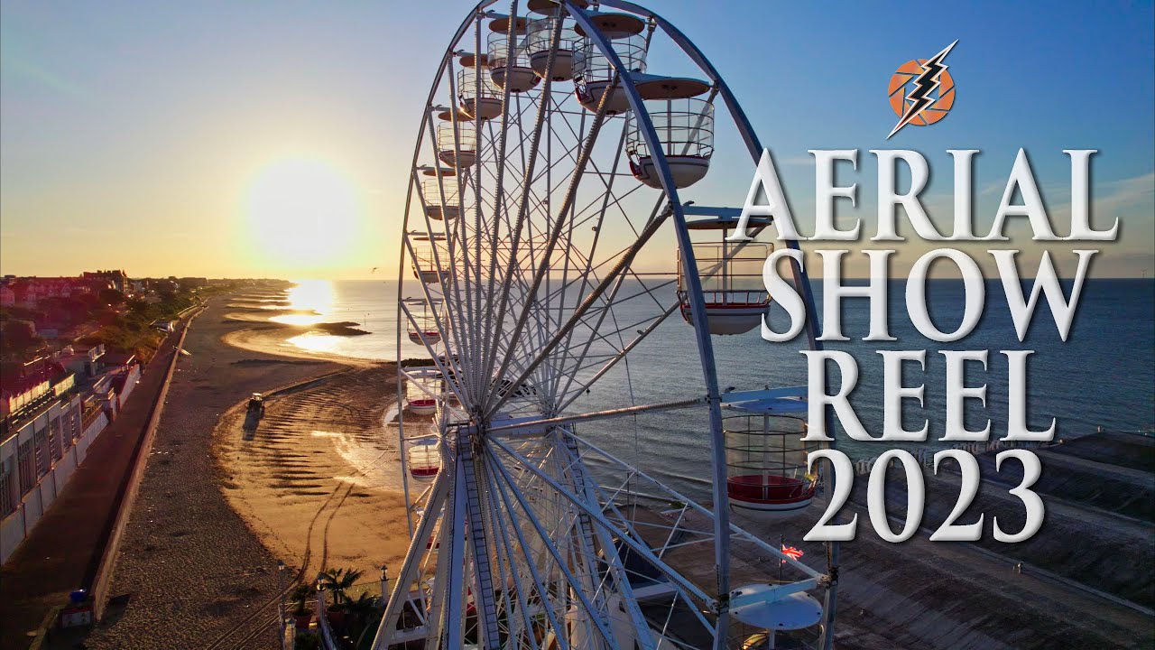 lightningstrpro's tweet card. Drone Operator Aerial show reel 2023 4K