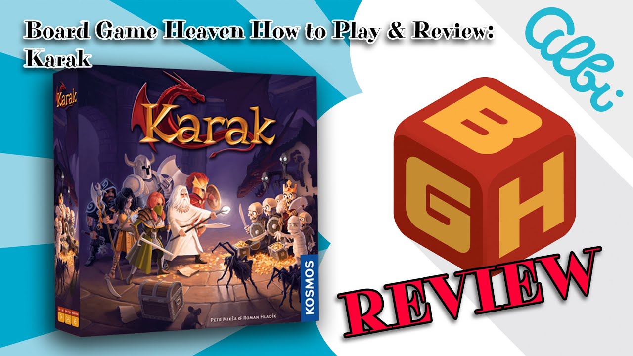 BG_Heaven's tweet card. Board Game Heaven How To Play & Review 244: Karak (Albi) - A family...