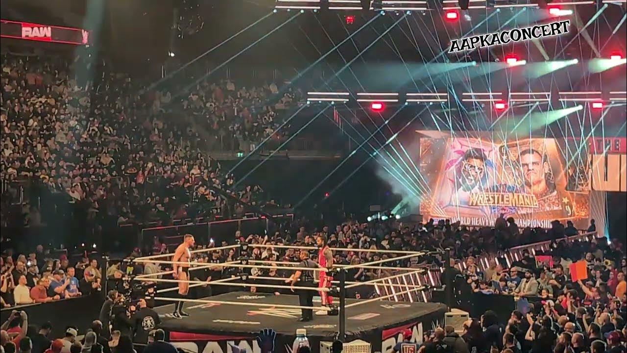 UndertakeAAP's tweet card. Gunther Entrance the O2 WWE Raw London