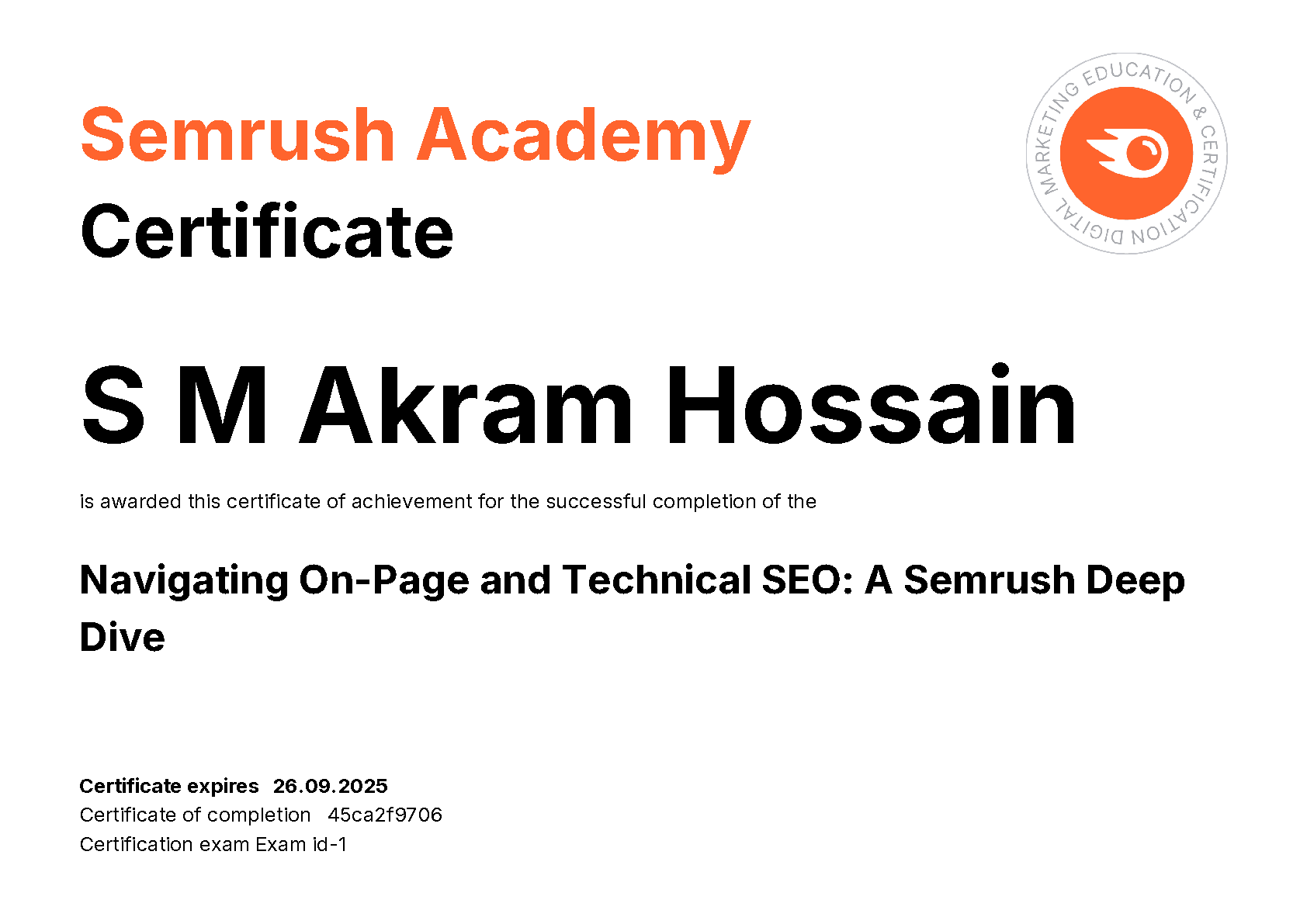 sm_akram_h's tweet card. Master on-page & technical SEO with Semrush tools. Learn how to optimize web elements, fix issues, enhance UX & create a winning SEO strategy.