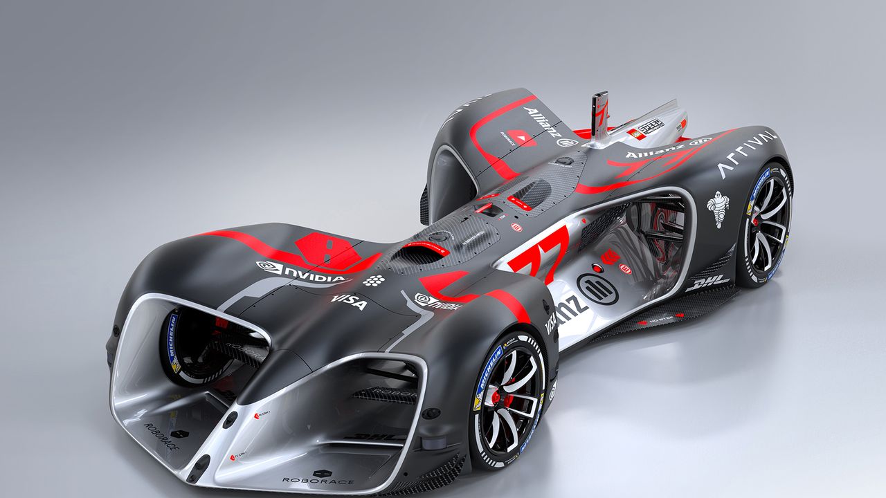 BritishGQ's tweet card. Daniel Simon designs the autonomous all-electric cars for the Roborace series. Here he gives GQ the inside track an the AI series...