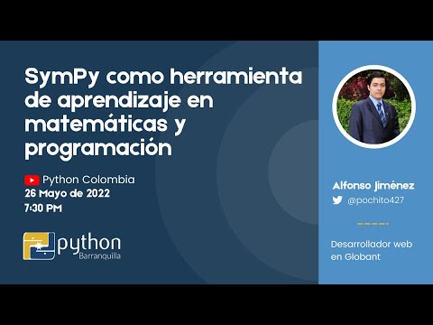 realpochito427's tweet card. SymPy como herramienta de aprendizaje en matemáticas y programación
