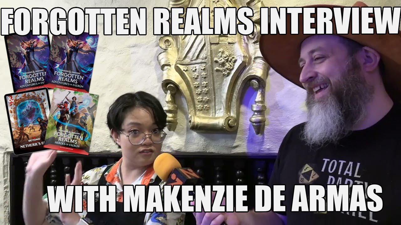 nerdimmersion's tweet card. Forgotten Realms Books Interview With Makenzie De Armas | Nerd...