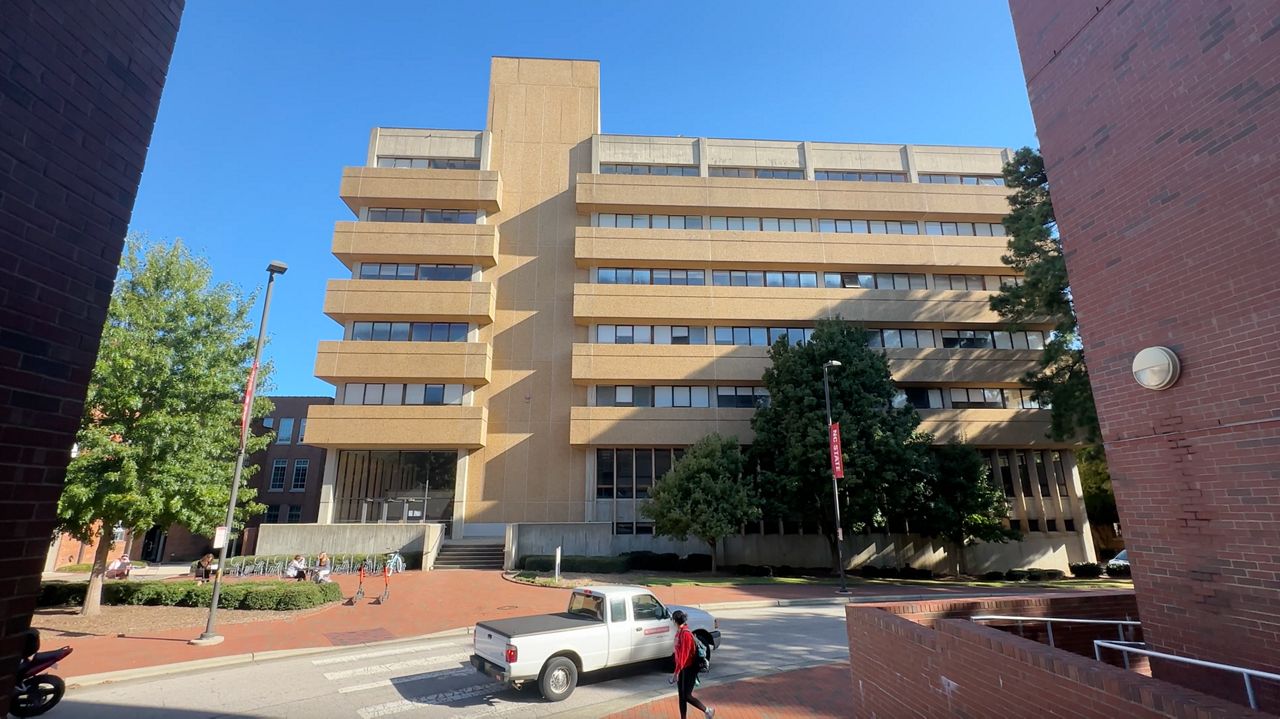 EnviroNotes's tweet card. N.C. State University filed a lawsuit this week against Monsanto over the contamination in Poe Hall.