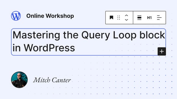 pluginize's tweet card. Join us for a hands-on session that demystifies one of Gutenberg's most powerful features - the Query Loop block. We'll break down how the Query Loop block works, transform