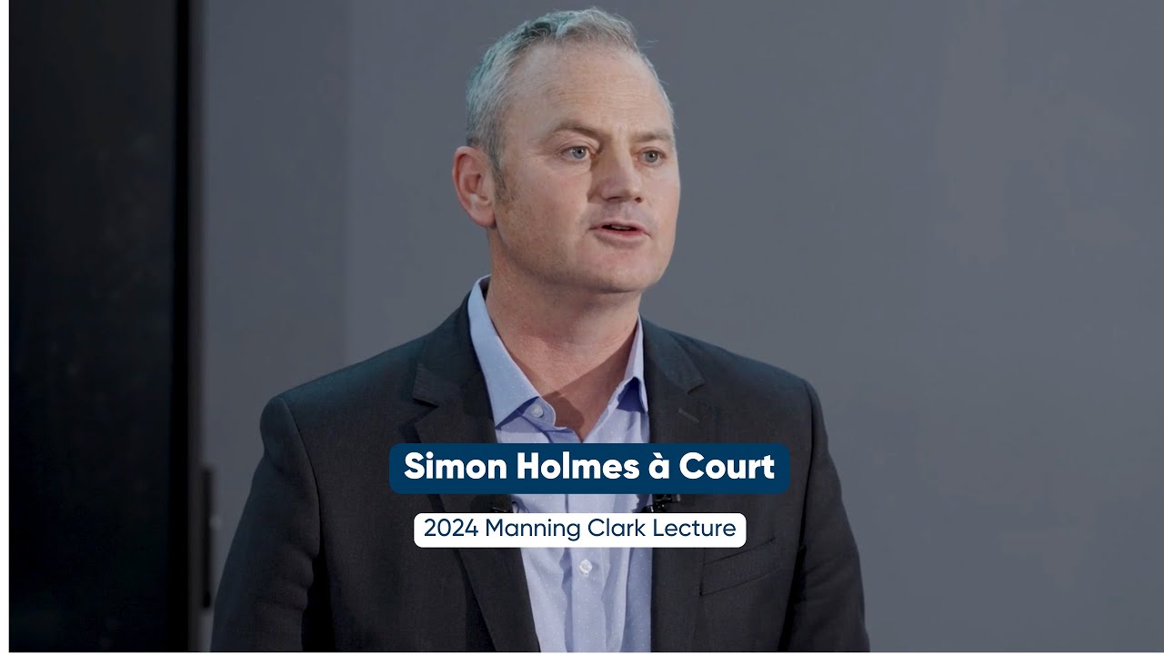 simonahac's tweet card. Simon Holmes à Court: The Politics of Energy Transition