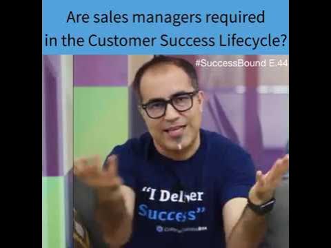CustSuccessBox's tweet card. SuccessBound #44: When should Sales Managers be brought into the...