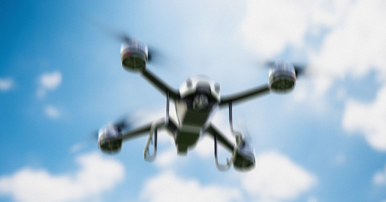 WIRED's tweet card. Small, easily weaponizable drones have become a feature of battlefields from the Middle East to Ukraine. Now the threat looms over the US homeland—and the Pentagon's ability to respond is limited.