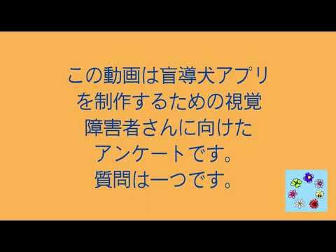 BoadgameS53415's tweet card. 盲導犬アプリアンケート