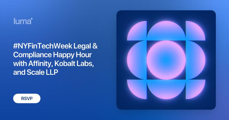 nycallday247's tweet card. Join us for an exclusive event designed for legal and compliance leaders in fintech and banking. This is a great opportunity to connect with peers, discuss the…