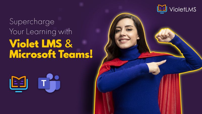 MSMktplcRewards's tweet card. 🎉Exciting News: We've integrated VioletLMS with Microsoft Teams to create a seamless learning ecosystem! 😇   Discover the benefits: ✅ Streamlined Learning: Access training modules within Microsoft...