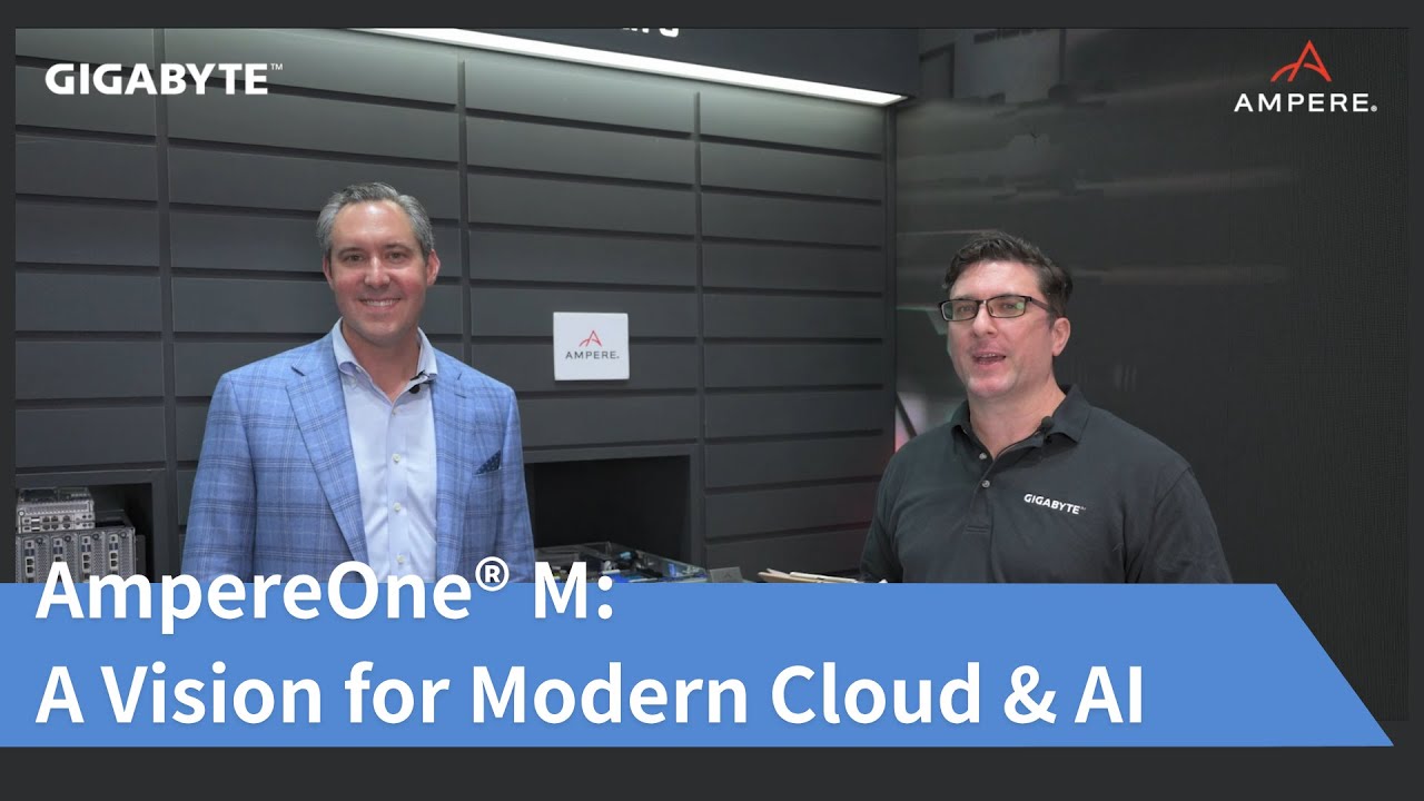 GigaComputing's tweet card. In this exclusive video, Jeff Wittich, Chief Product Officer at Ampere Computing, sits down with Giga Computing to share how Ampere is redefining clou