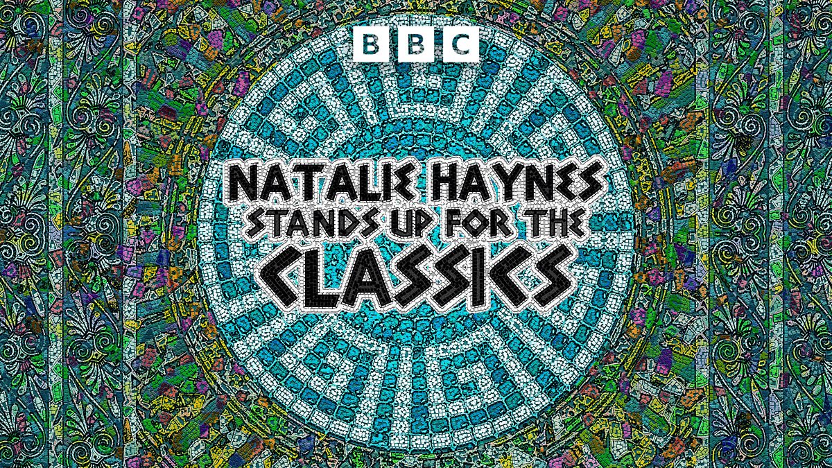 ClassicsTrinity's tweet card. Natalie Haynes creates stand-up routines about figures from ancient Greece and Rome.