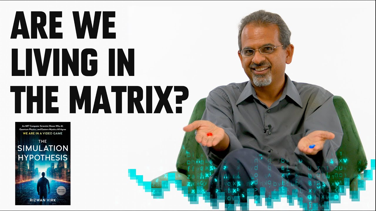 Rizstanford's tweet card. We are living in a video game | Rizwan Virk | THE SIMULATION HYPOTH...