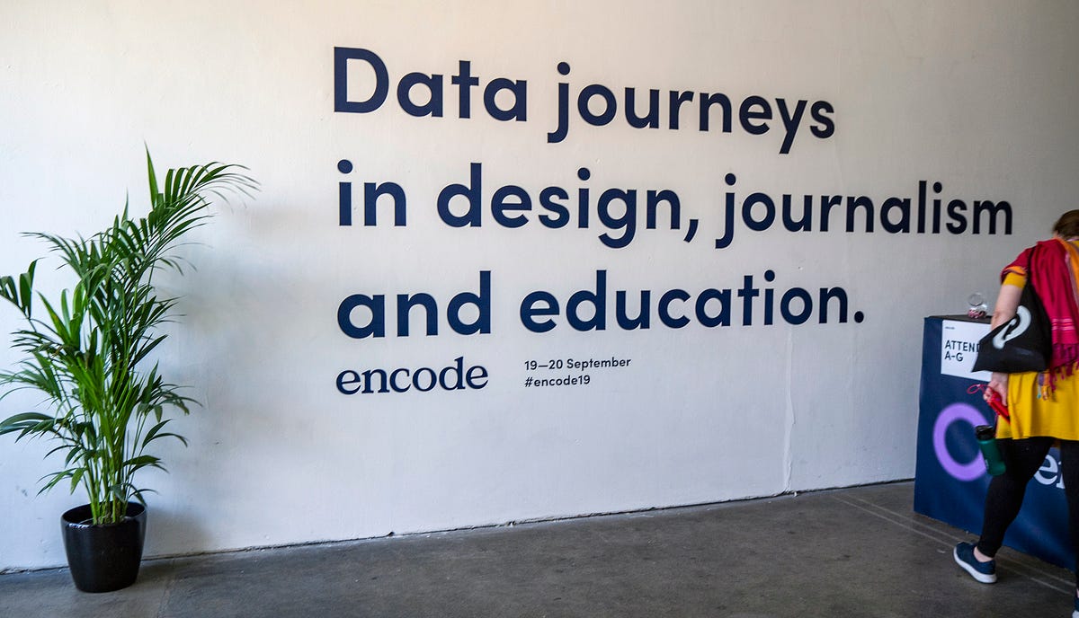 DataVizSociety's tweet card. In case you missed the inaugural Encode conference in London, here are some insights and tips for your next data journey