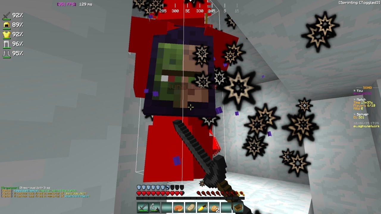 KronaMCSG's tweet card. Minecraft Survival Games! - CRASHOUTS (MCSG IN 2025) #160 #mcsg...