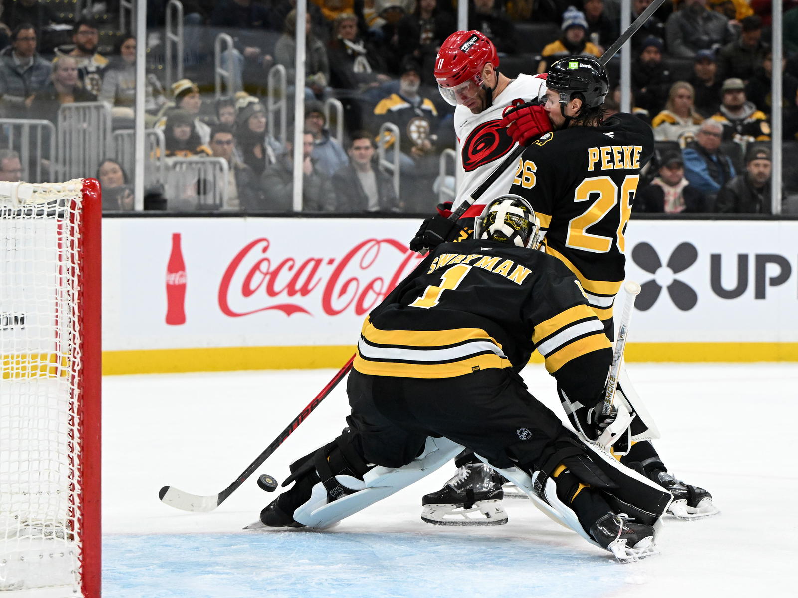 rustymac26's tweet card. BOSTON -- The Boston Bruins (12-9-0) entered tonight with half of their opening night top six forwards, along with superstar defenseman Charlie McAvoy, on the shelf. It's about as hard as the injury...