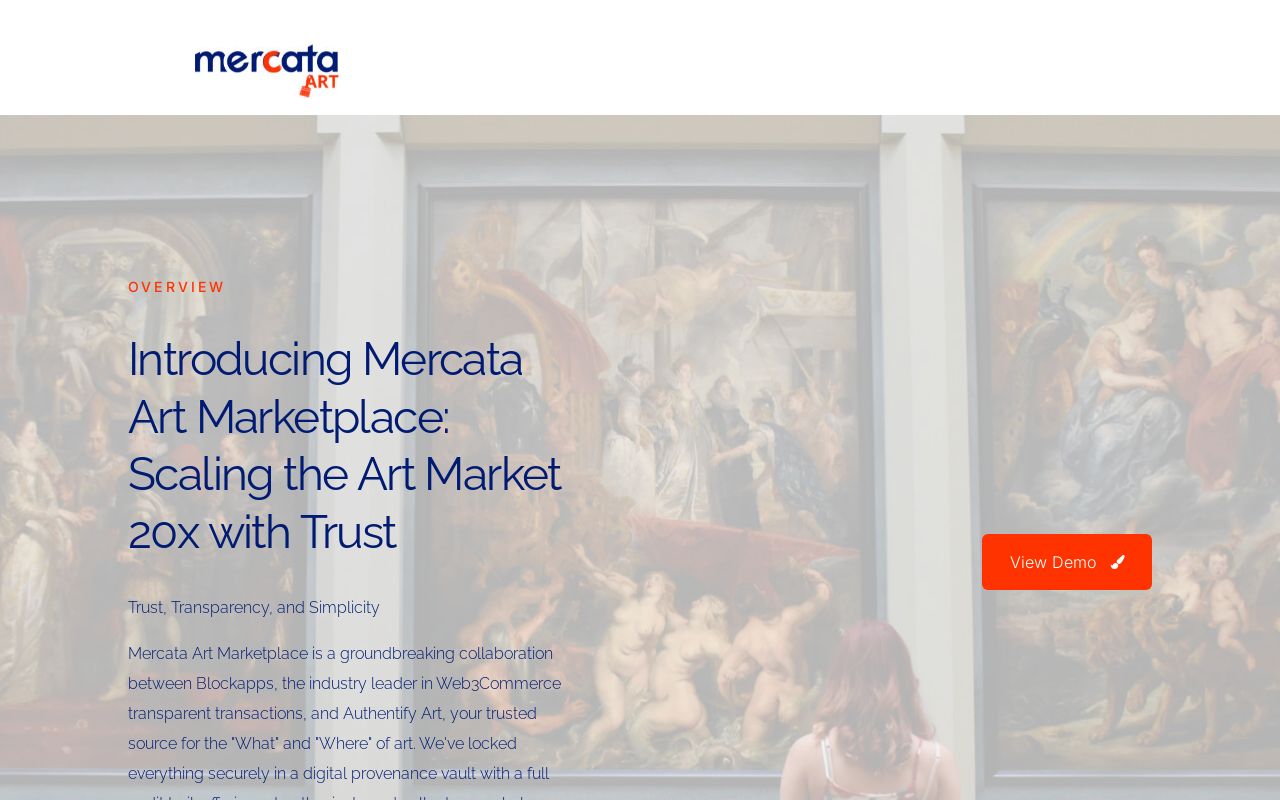 authentifyart's tweet card. Mercata Art at Art Basel