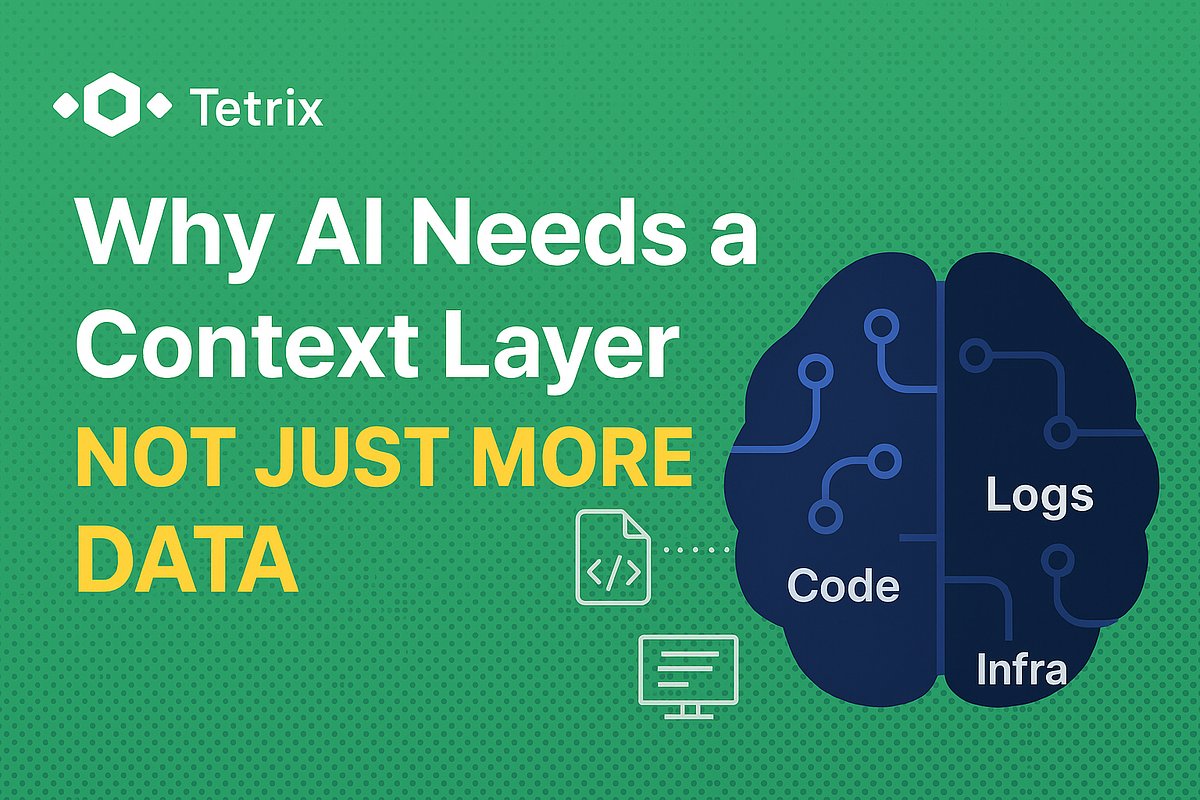 deskree_backend's tweet card. AI models often fail because they lack context, not data. Learn why adding a context layer is key to eliminating AI hallucination and…