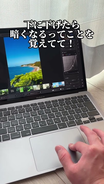 exchanger_jp's tweet card. トーンカーブの基本とよく使う形6選　#short #カメラ初心者 #トーンカーブ #レタッチ