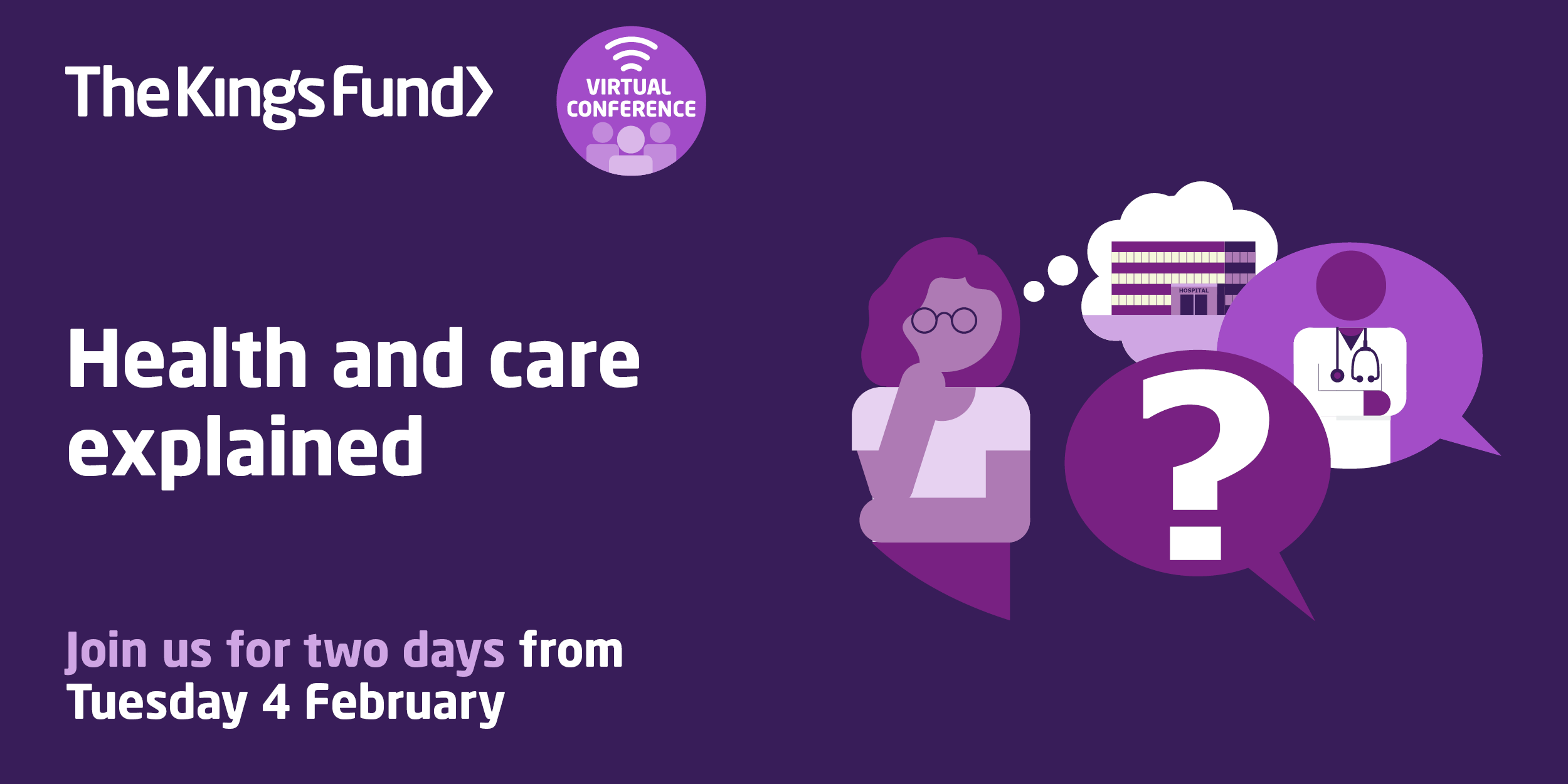 TheKingsFund's tweet card. At this event we explore how the NHS is structured, what an integrated care system is, the role of primary care and the picture of health inequalities in England. Book your place.
