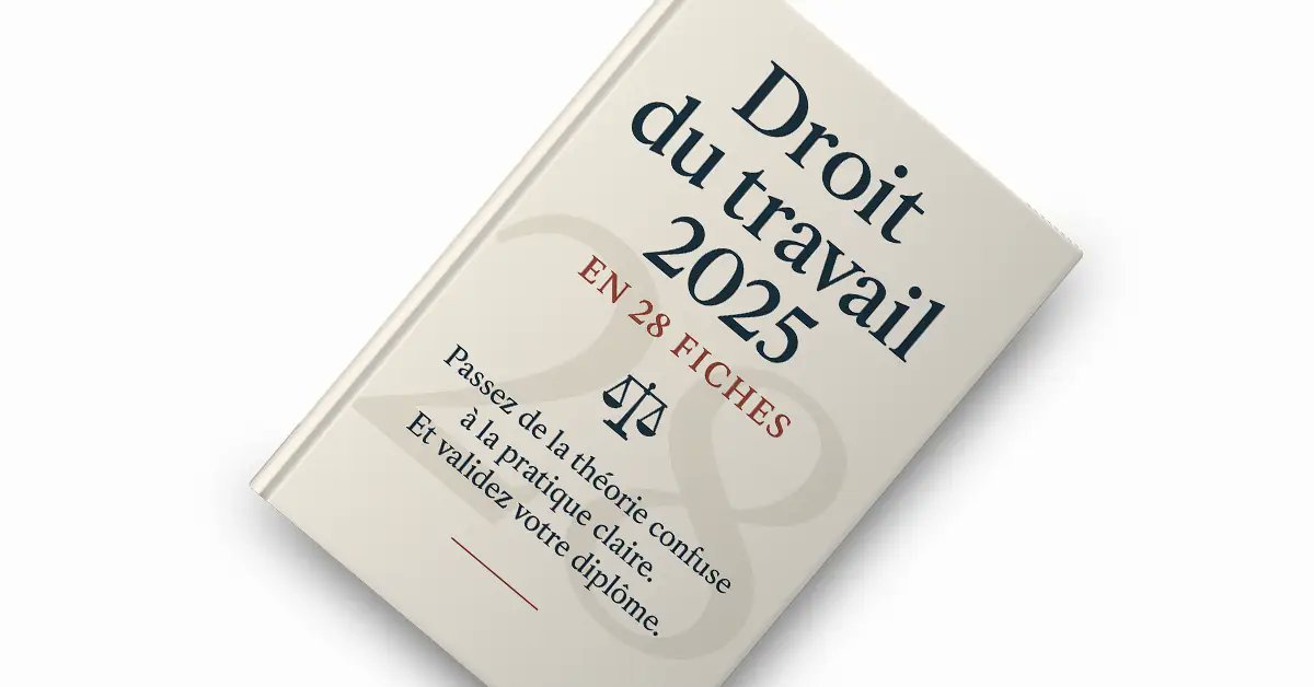 MaBiblioToday's tweet card. Maîtrisez le droit du travail 2025 : un guide complet en 28 fiches sur les contrats, le licenciement, le CSE et la protection sociale pour tous.