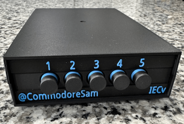 tindie's tweet card. If, like me, you have a collection of Commodore computers and IEC bus devices (disk drives, Pi1541, printers, etc.), it can get annoying to have to constantly switch cables around depending on whic…