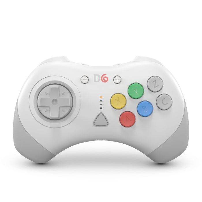 retrofightersco's tweet card. Wireless 6-Button Controller For Dreamcast, Switch, and PC
