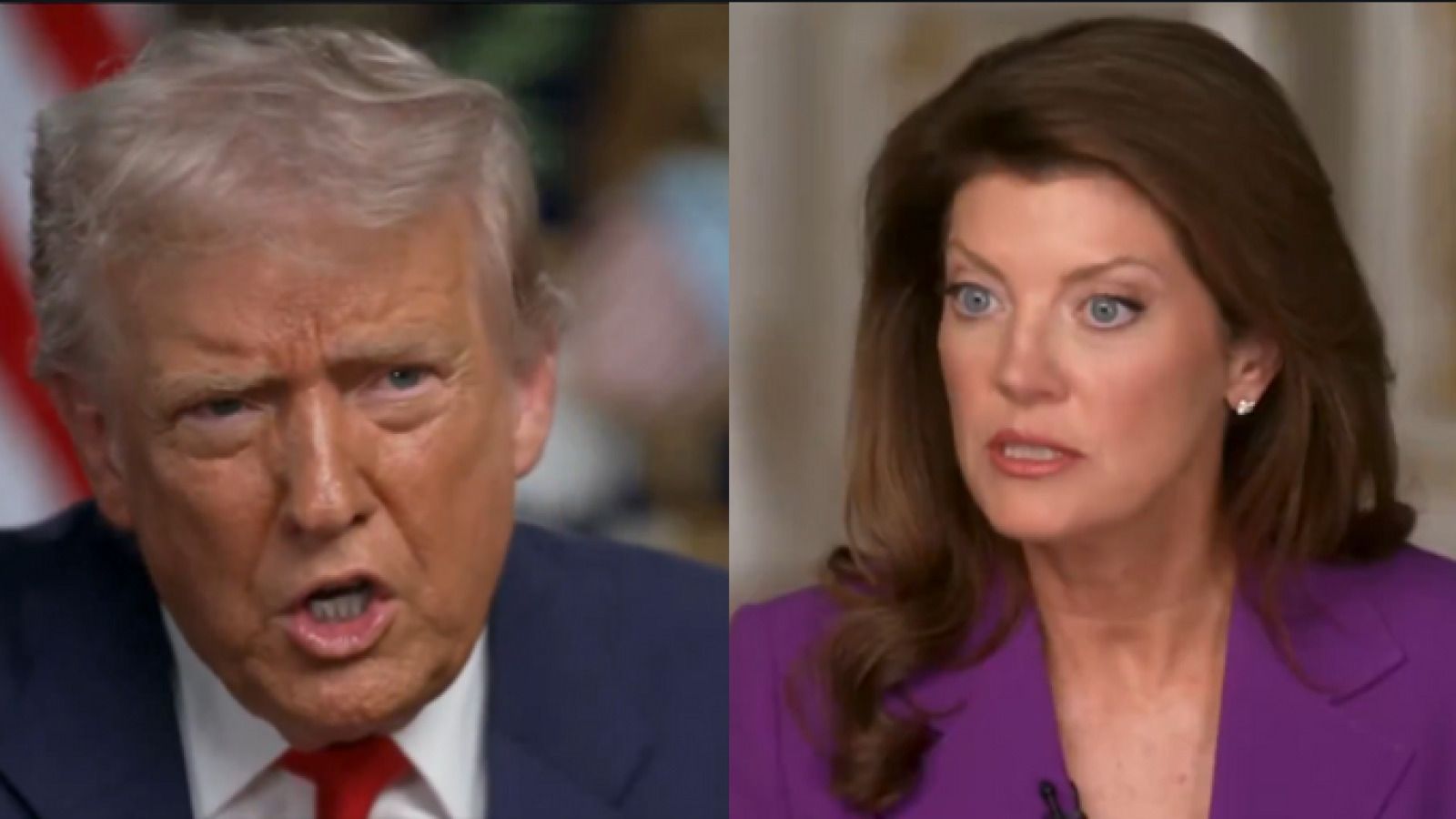 PES712's tweet card. President Trump absolutely schooled CBS News on the government shutdown tonight. As soon as reporter Norah O’Donnell started talking about the "longest government shutdown" in history, President...