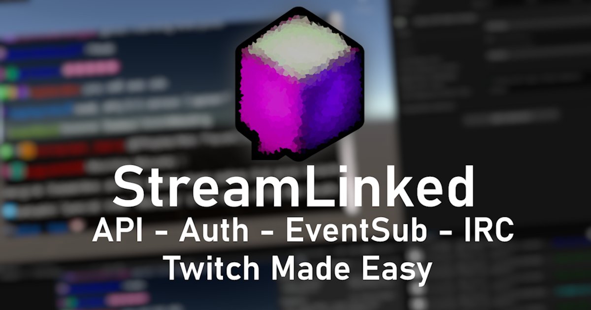 ScoredOne's tweet card. Get the StreamLinked - API, Auth, EventSub and IRC for Twitch package from Scored'Productions and speed up your game development process. Find this & other Network options on the Unity Asset Store.